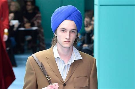 gucci turban runway|Gucci indy turban.